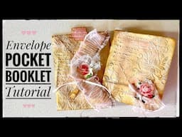 Envelope Pocket Booklet - Tutorial - How To Stencil