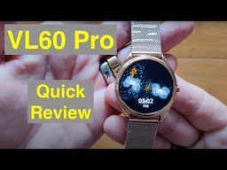 VALDUS VL60 Pro 1.32” AMOLED Always-On IP68 Bluetooth Calling Lady's Smartwatch: Quick Overview