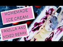 2 Ingredient Homemade Ice Cream| No Turn Ice Cream | Easy and Delicious Berry Ice Cream