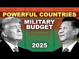 Top 50 Powerful Countries by Military Budget 2025 | Strongest Countries 2025| Facts Nerd