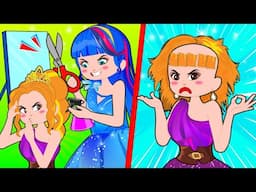 Funny Situations in Poor Princess Lisa's Hair Salon! | Poor Princess Life Animation