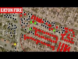 Satellite Map Reveals Homes Destroyed by Devastating LA Fires | California Wildfires Los Angeles