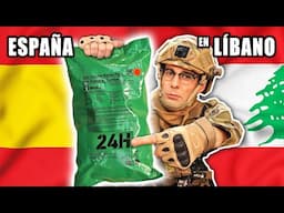 Probé COMIDA MILITAR de ESPAÑA en LÍBANO 24 Horas