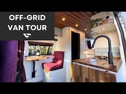 Full van tour | Off-grid van for skiing | Based on a 6 meter Promaster, Ducato