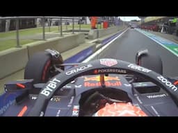 Max Verstappen Hits Wall Leaving Pit Lane In Q1 | British GP - 2023 F1