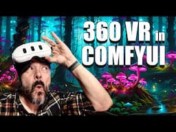 High resolution 360 VR with ComfyUI, upscaling, tiles, lora