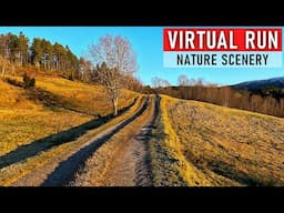 Virtual Run in Stunning Norwegian Nature | Icy Gravel Paths & Crunchy Ground 🏃‍♂️❄️