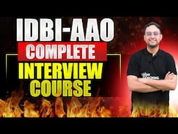 IDBI-AAO Vacancy & Interview Course