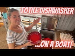 Installing a Fotile Sink/Dishwasher Combo on a Boat Like a Pro!