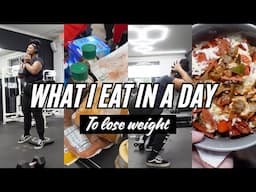 FITGIRL VLOG| What I eat in a day to lose weight| KILLER LOWER BODY WORKOUT| Grocery Haul | GIVEAWAY