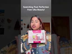 Swatching Ulta Beauty’s Pout Perfection kit! #makeup #poutperfection #ultabeautyhaul