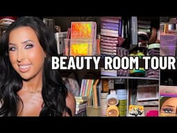 I Have So Much Makeup Here Is How I Organize & Store Everything! Beauty Room Tour