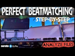 Perfect Beat Matching & Harmonic Mixing Dj Animation Demonstration Tips Serato Dj