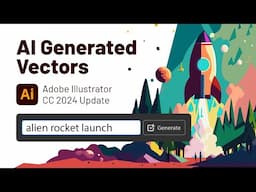 AI Generated Vectors! - Illustrator CC 2024 Update