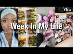 Vlog: Productive Week In My Life 🎀| NEW YEAR, NEW ME? ( Meal Prep , Fitness , Vision Board + MORE🤍)