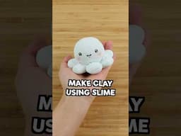 Easy air-dry clay recipe! #diy #clay #craft #slime #satisfying #cute #art #handmade #fun #crafts