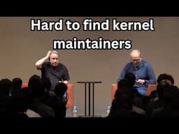 Linus Torvalds addressing maintainer fatigue