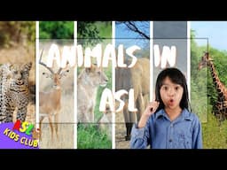 Animals Signs in American Sign Language -Part 1 (Learn How to Sign)