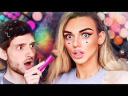 NICK DOMINATES DOES MY MAKEUP!