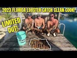 2023 Florida Spiny Lobster Catch, Clean, Cook! (We Limited Out!!)