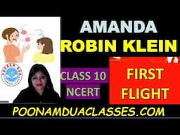 Amanda Poem l Class 10 English | | Summary/ Literary Devices  Question Answer First Flight