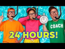 Ellie's Epic 24 Hour Swimming Pool Challenge | The Ellie Sparkles Show