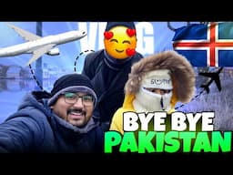 Leaving Pakistan with Family | 1st Day in Iceland