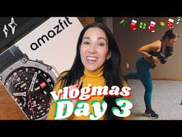 Vlogmas Day 3 | Getting stronger and Amazfit TRex3 Unboxing