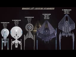 The 10 Biggest 23rd Century Federation Starships