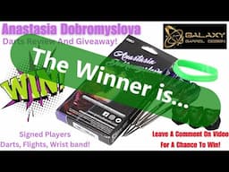 The Winner of the Signed Anastasia Dobromyslova darts is