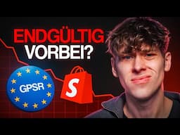 Der TOD von DROPSHIPPING?? (Alle Infos zum neuen EU-Gesetz: GPSR)