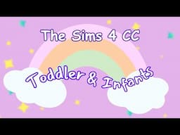 Toddlers & Infants CC | The Sims 4