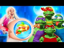 I am Pregnant with Ninja Turtles 😭🤯 Crazy pregnancy hacks in hospital