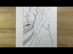 How to Draw Okarun Half Face from Dandadan | Easy Step-by-Step Drawing Tutorial