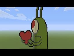 Minecraft Pixel Art - Plankton Love Heart