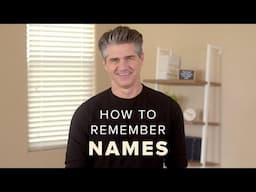 The Deeper Reason Why We Can’t Remember People’s Names