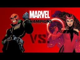 Scarlet Witch vs Red Skull: Marvel Champions