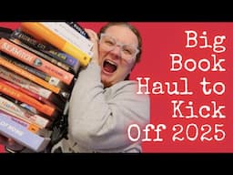 Big Book Haul to Kick Off 2025 | Lauren and the Books