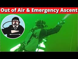 Scuba Diver Out of Air and Emergency Ascent - Catastrophic Buddy failure