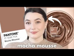 THE Makeup Look for 2025?! Mocha Mousse GRWM