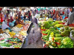 Raw & Authentic! Exploring the Freshest Vegetables, Fish, Fruits, & Meat Market on Earth!