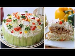 This Ramadan impress your family & friends by making this Sandwich Cake Recipe by (YES I CAN COOK)