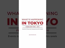 🔥 WHAT’S HOT IN TOKYO THIS WEEK? You won’t wanna miss these insane festivals! 😍🎉