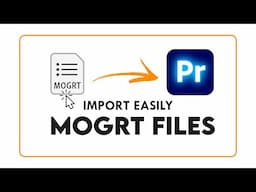 Import MOGRT Files into Premiere Pro in Hindi | Motion Graphics Template