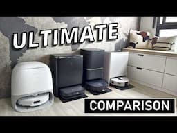 ULTIMATE Top-tier Robot Vacuum Comparison Review - Dreame, Roborock, Ecovacs, Samsung