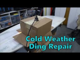 Cold Temperature Surfboard Ding Repair | DIY Heating Box