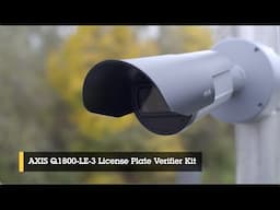 Robust, cost-efficient kit for high speeds - AXIS Q1800-LE-3 License Plate Verifier Kit