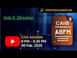 🔴JAIIB-ABFM Live Class -06 Feb. 2025 @9 PM