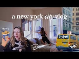 a week in my life in new york city 🚕✨ christmas in nyc, auditioning, apartment & life chats