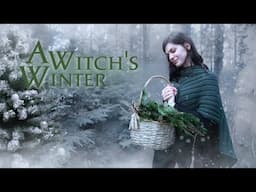 A Witch's Winter ❄️ Preparing for Yule 🌲 Snow Day ❄️ Faerie home Makeover